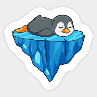 Penguin on Ice floe Sticker